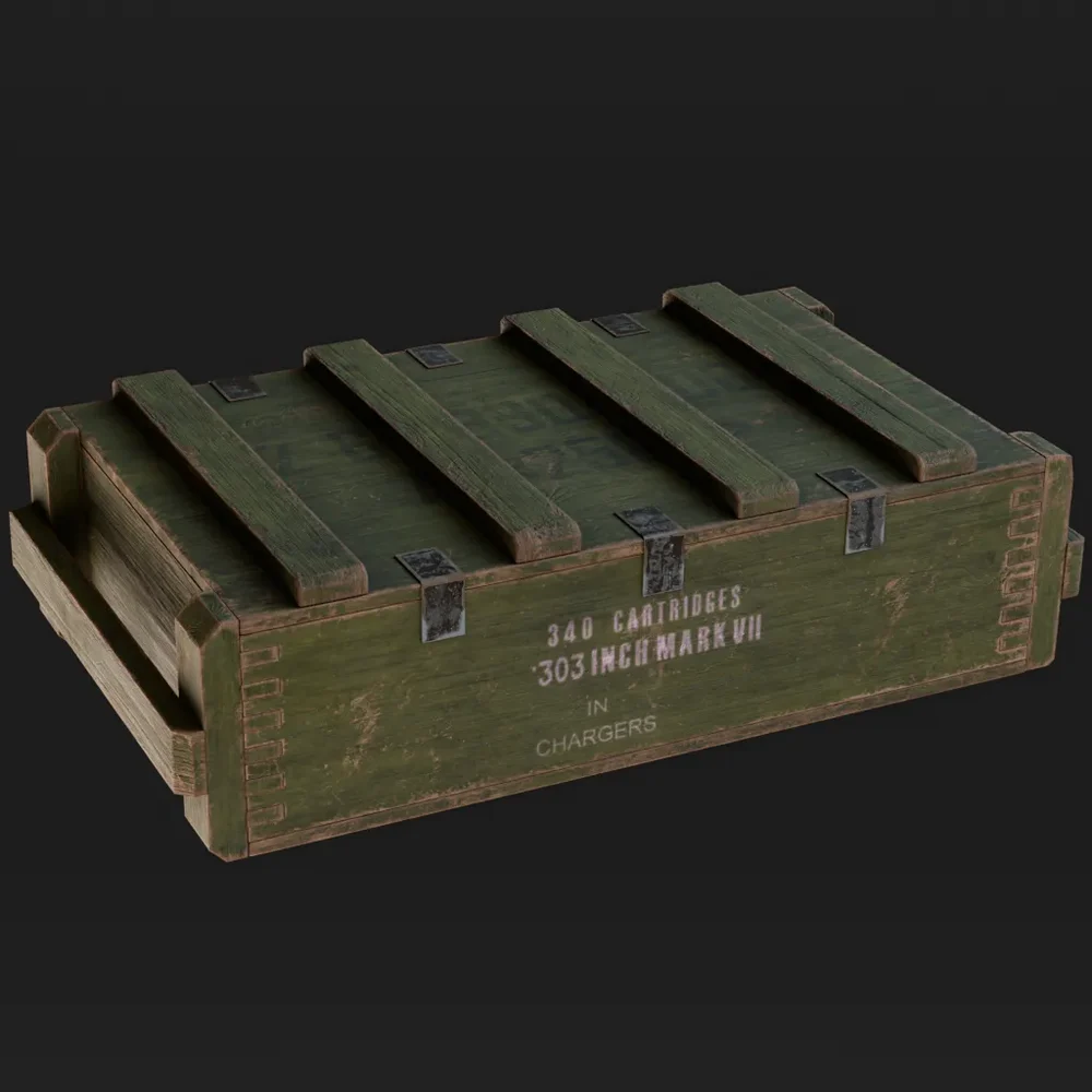 Wooden Ammo Crate