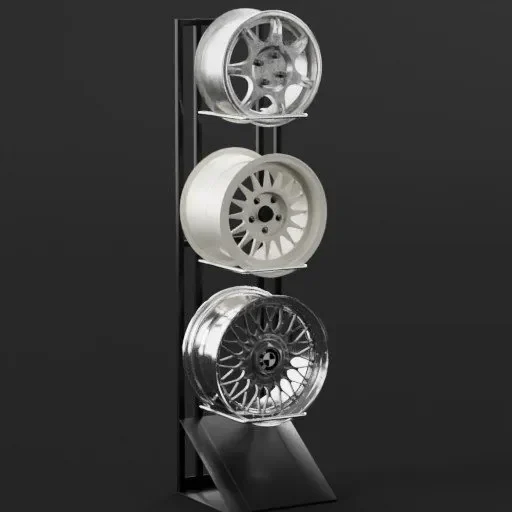 Alloy Rim Display Wheel Stand