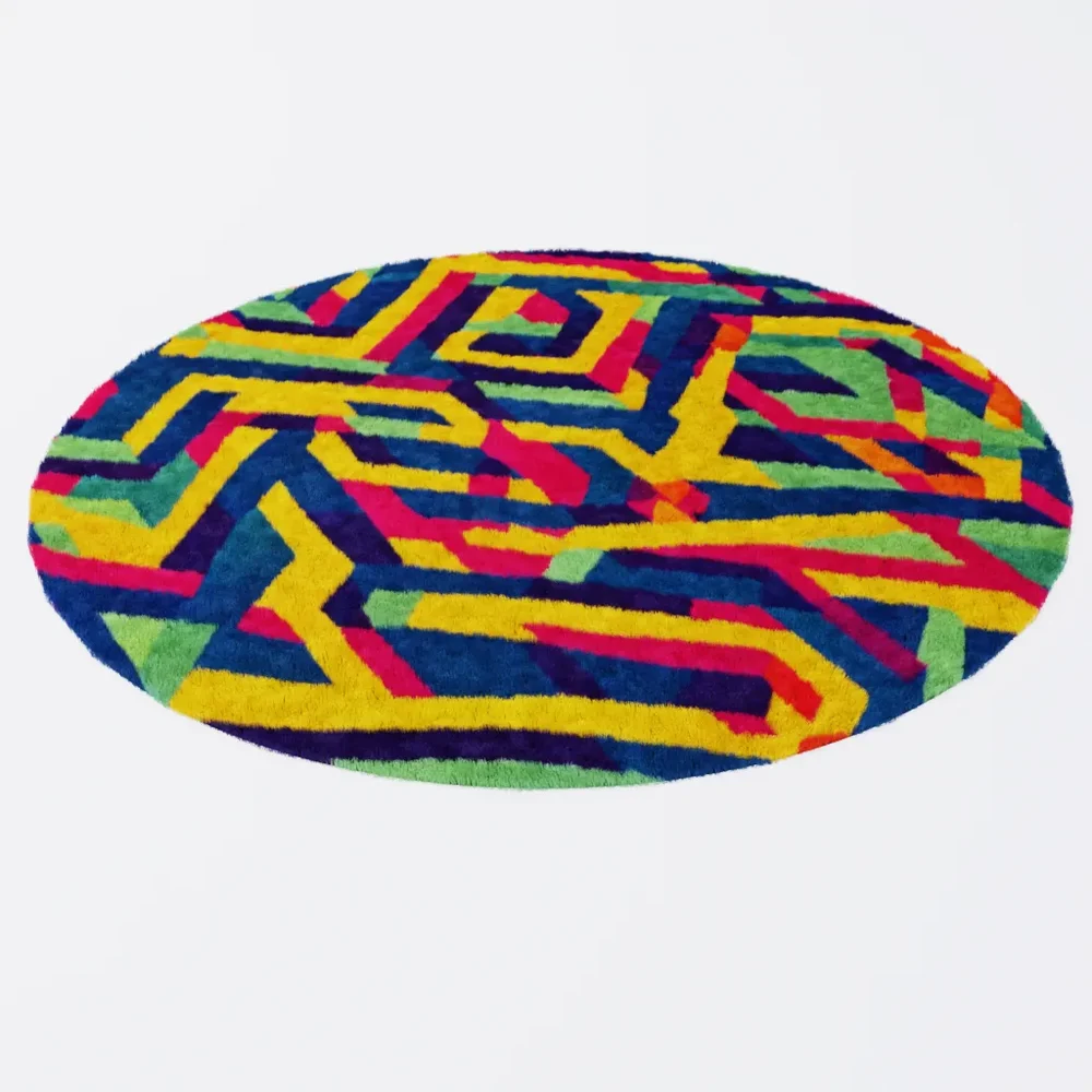Round Designer Carpet #5