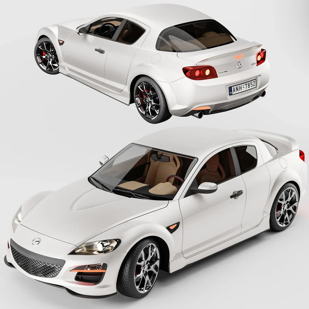 Rigged Mazda Car