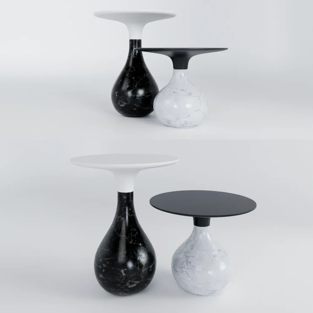 Pedestal Table Aqua