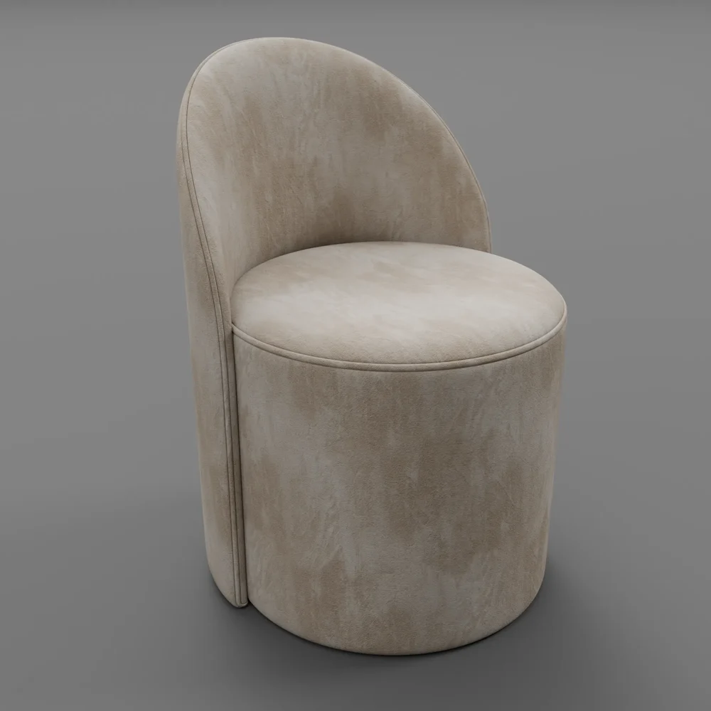 Reynaux Slope Leather Dining Chair