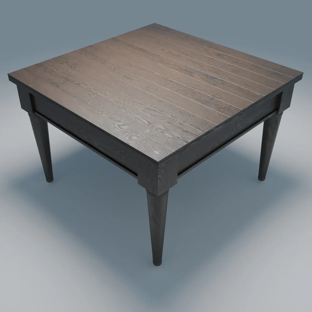 Wenge Wooden Square Coffee Table