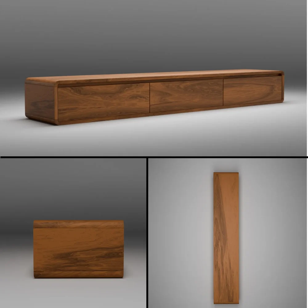 Modern Walnut Tv Stand
