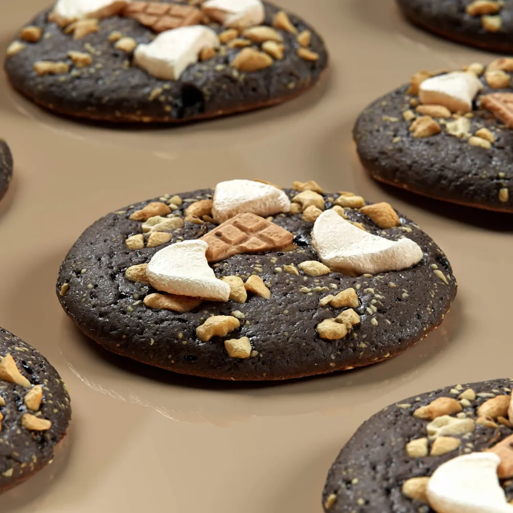 Chocolate Cookies With Marshmallow