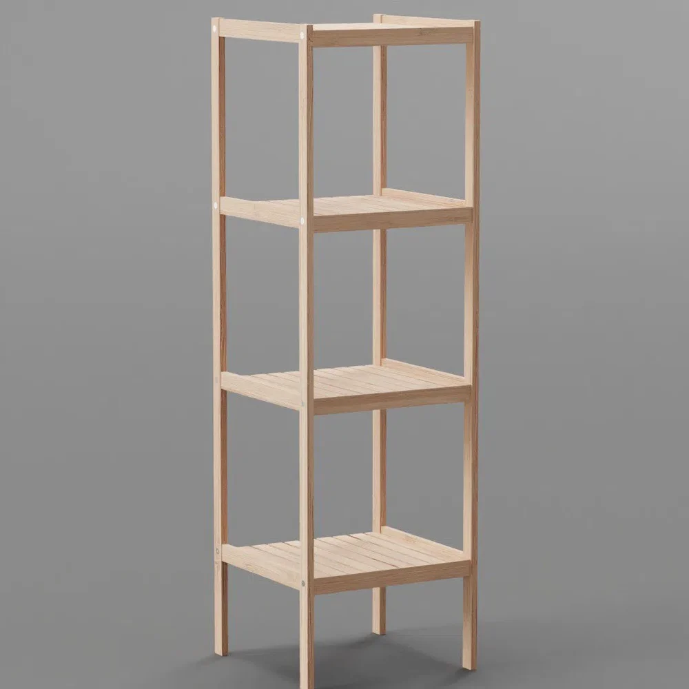 Bamboo 4 Tier Shelf