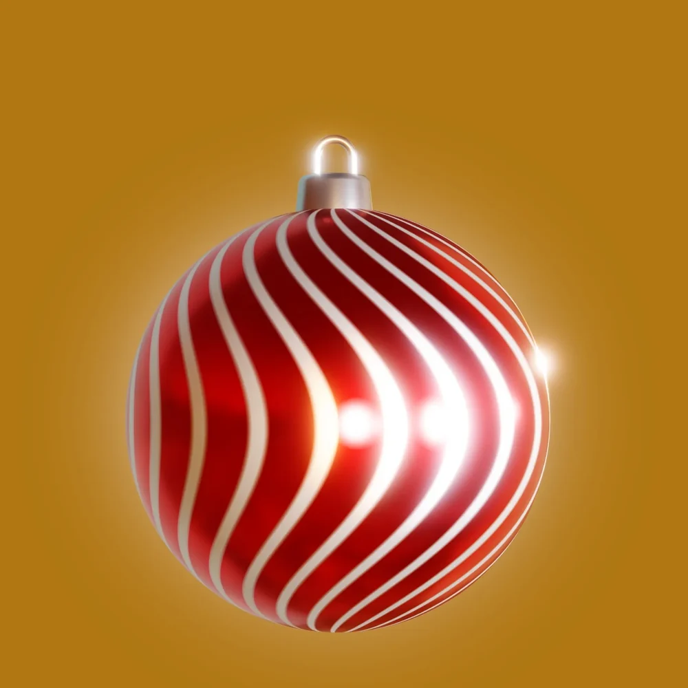 Cany Cane Ornament Decoration