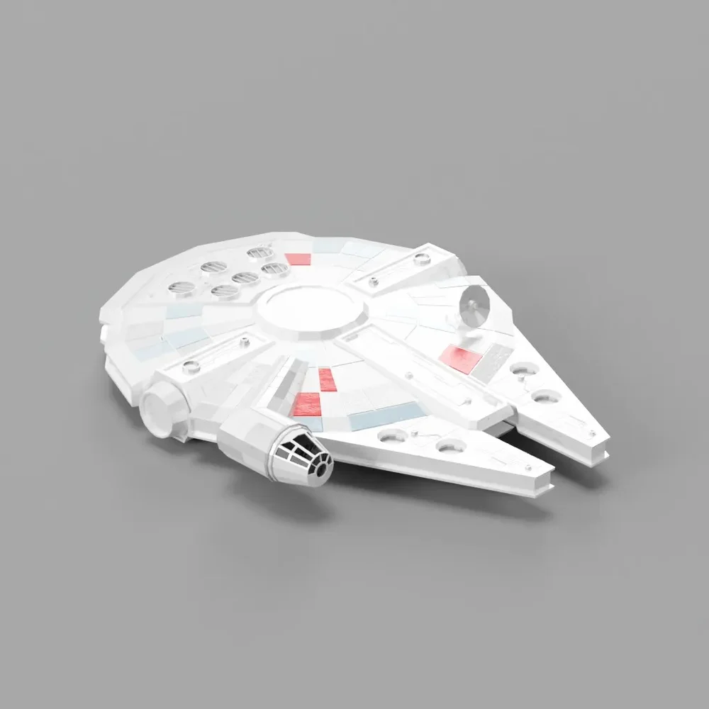 Low Poly Millennium Falcon