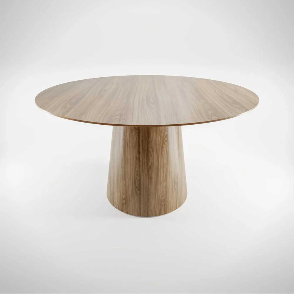 Conical Wooden Dining Table
