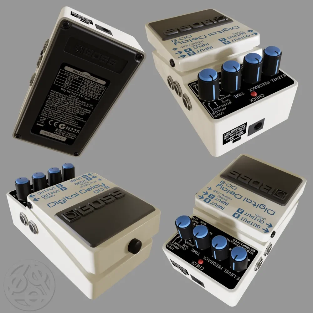 Boss Delay Pedal - Guitar Effect By Djh