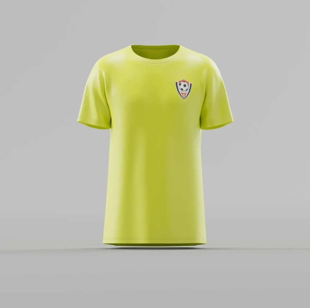 Neon Lime Athletic Soccer T-Shirt