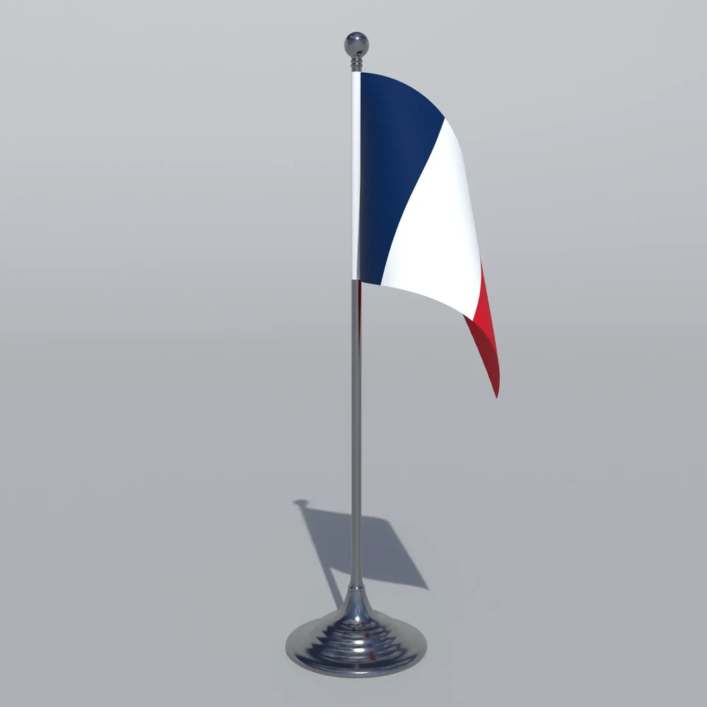 France Table Flag