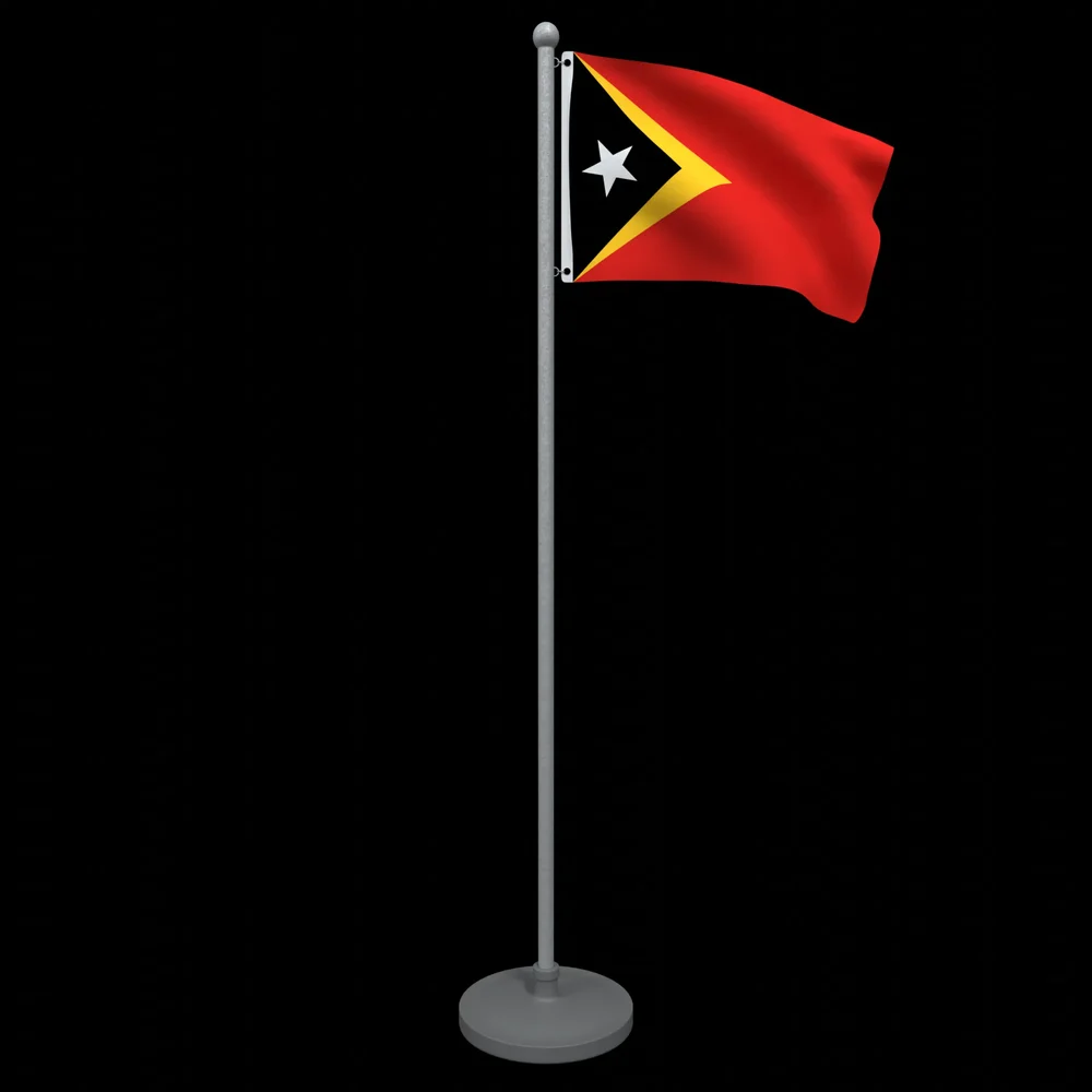 Animated Flag Of Timor Leste