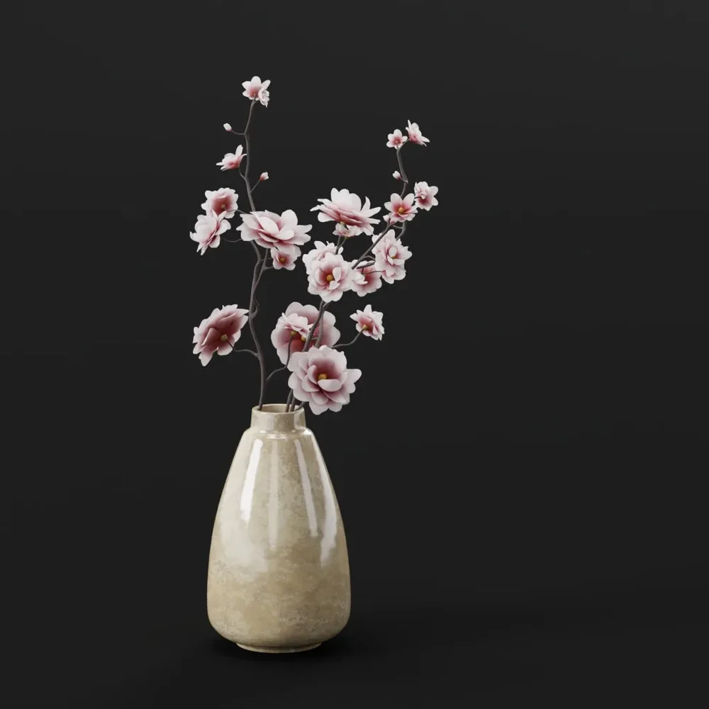 Pink Blossom Vase