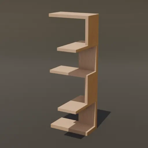 Wooden Modular Tall Rack