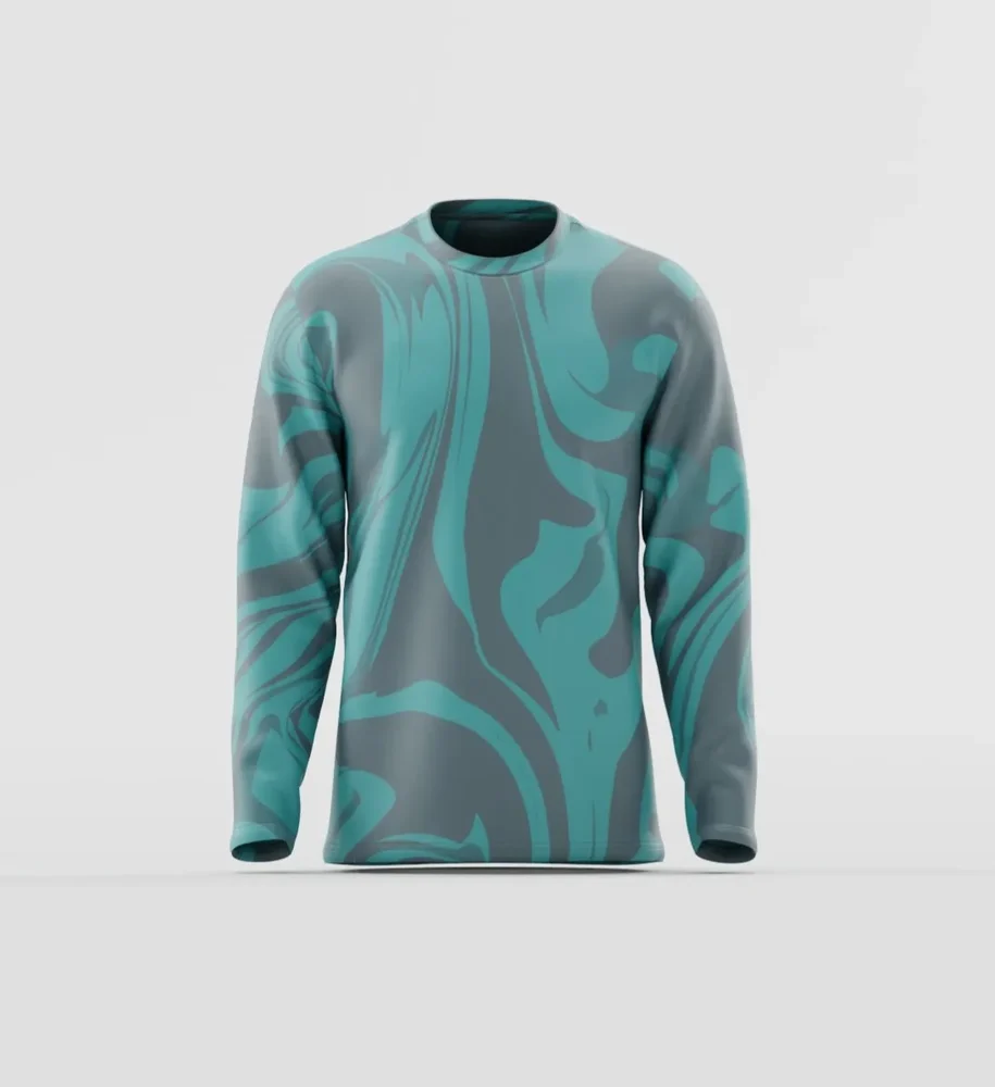 Charcoal Marble Swirl Long Sleeve