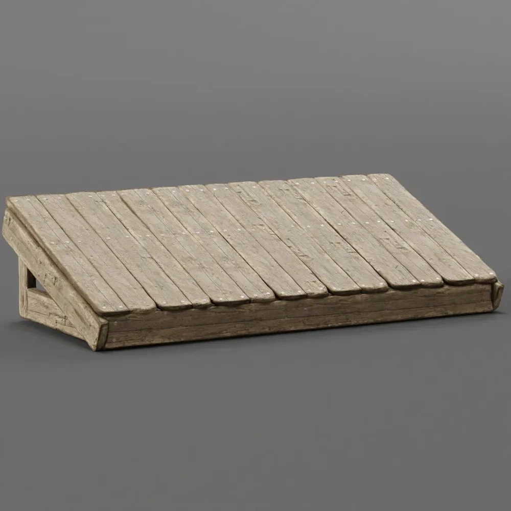 Medieval Market Table Angled