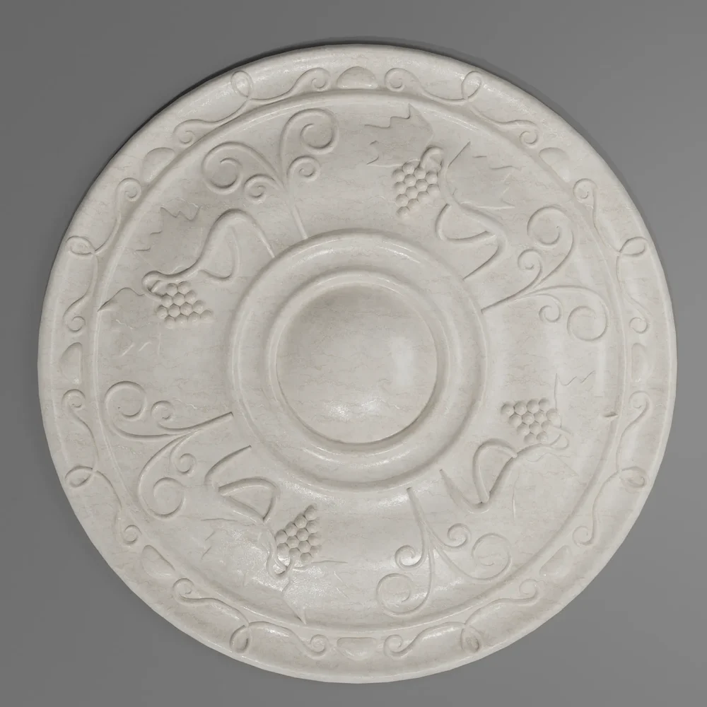 Simple Round Ceiling Ornament