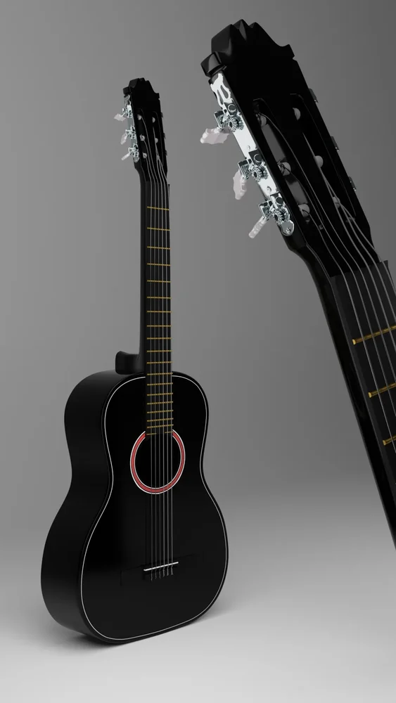 Black Classic Guitar