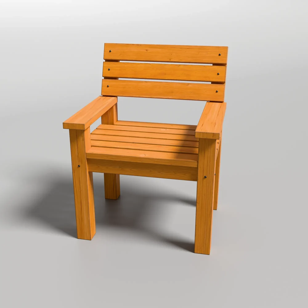 Wooden Bench