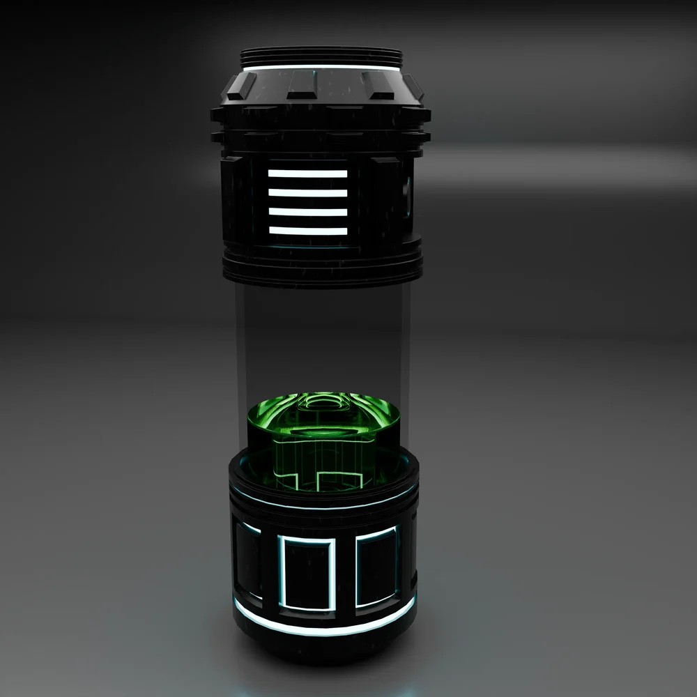 Sci Fi Liquid Canister