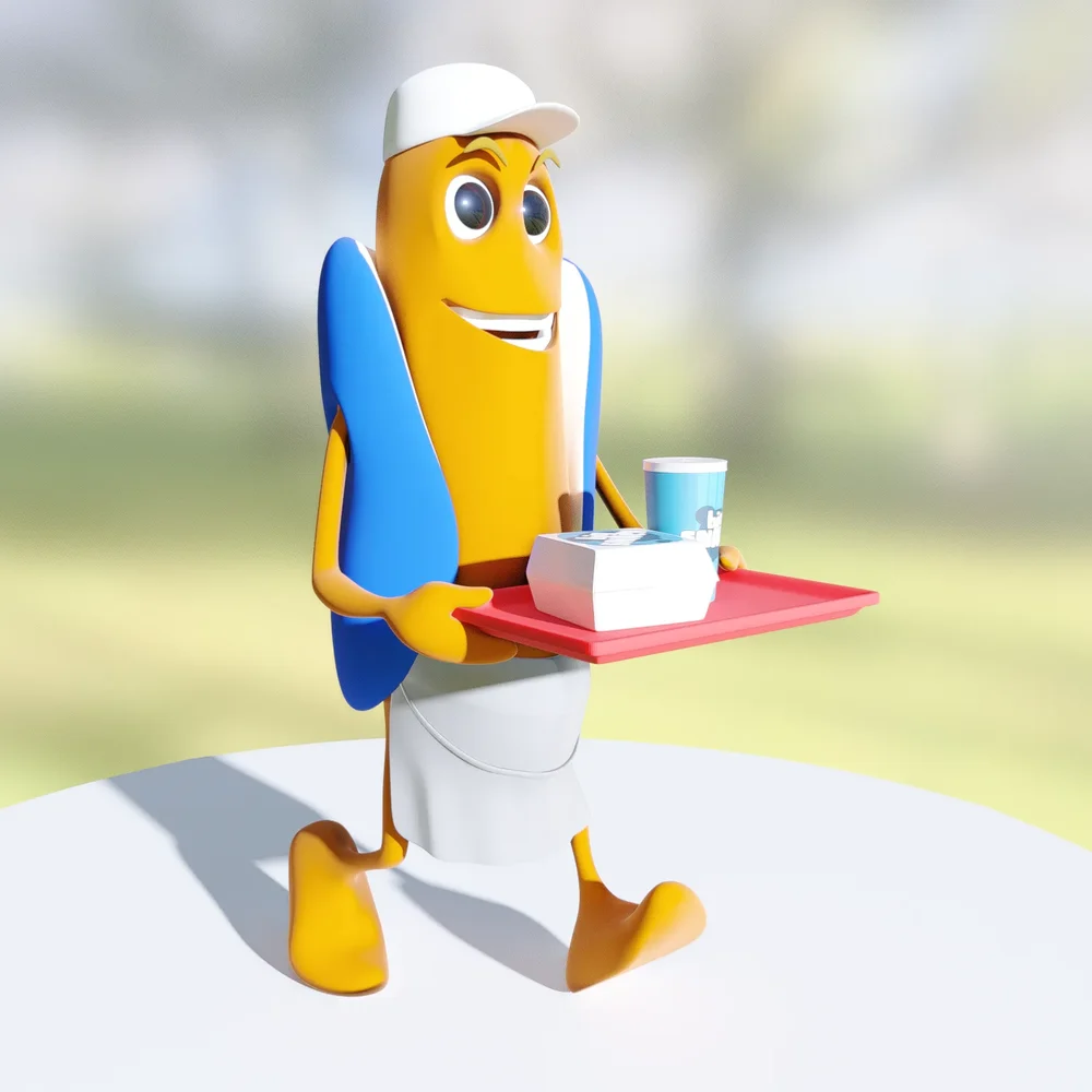 Snack Character - The Server