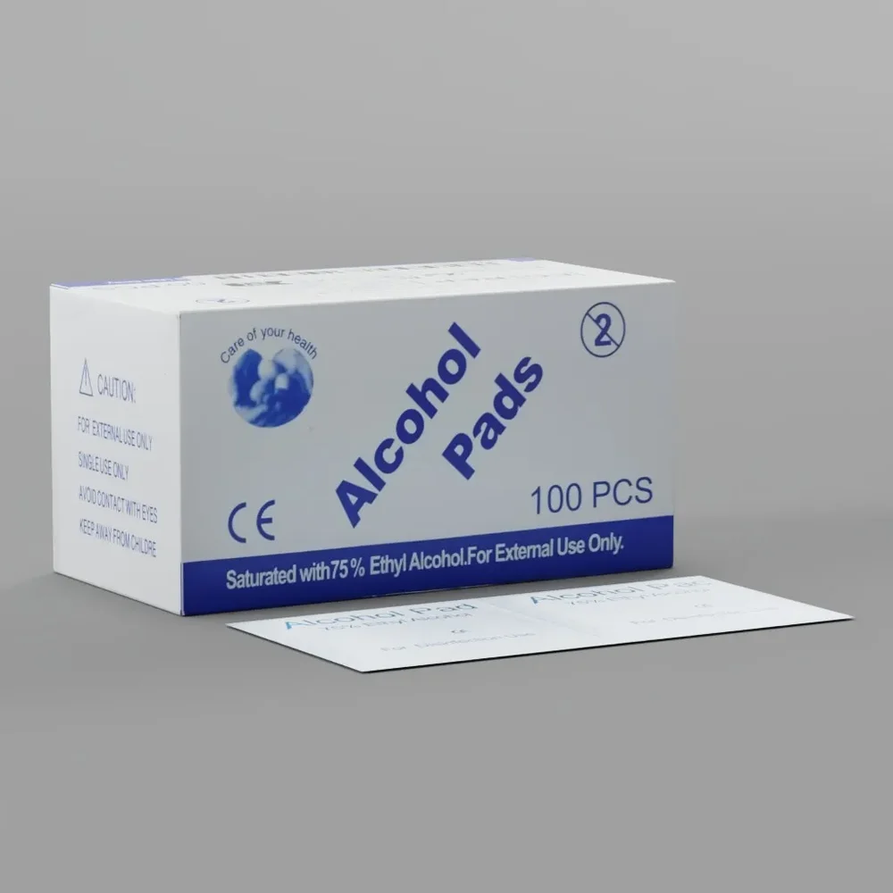 Alcohol Pads Cardboard