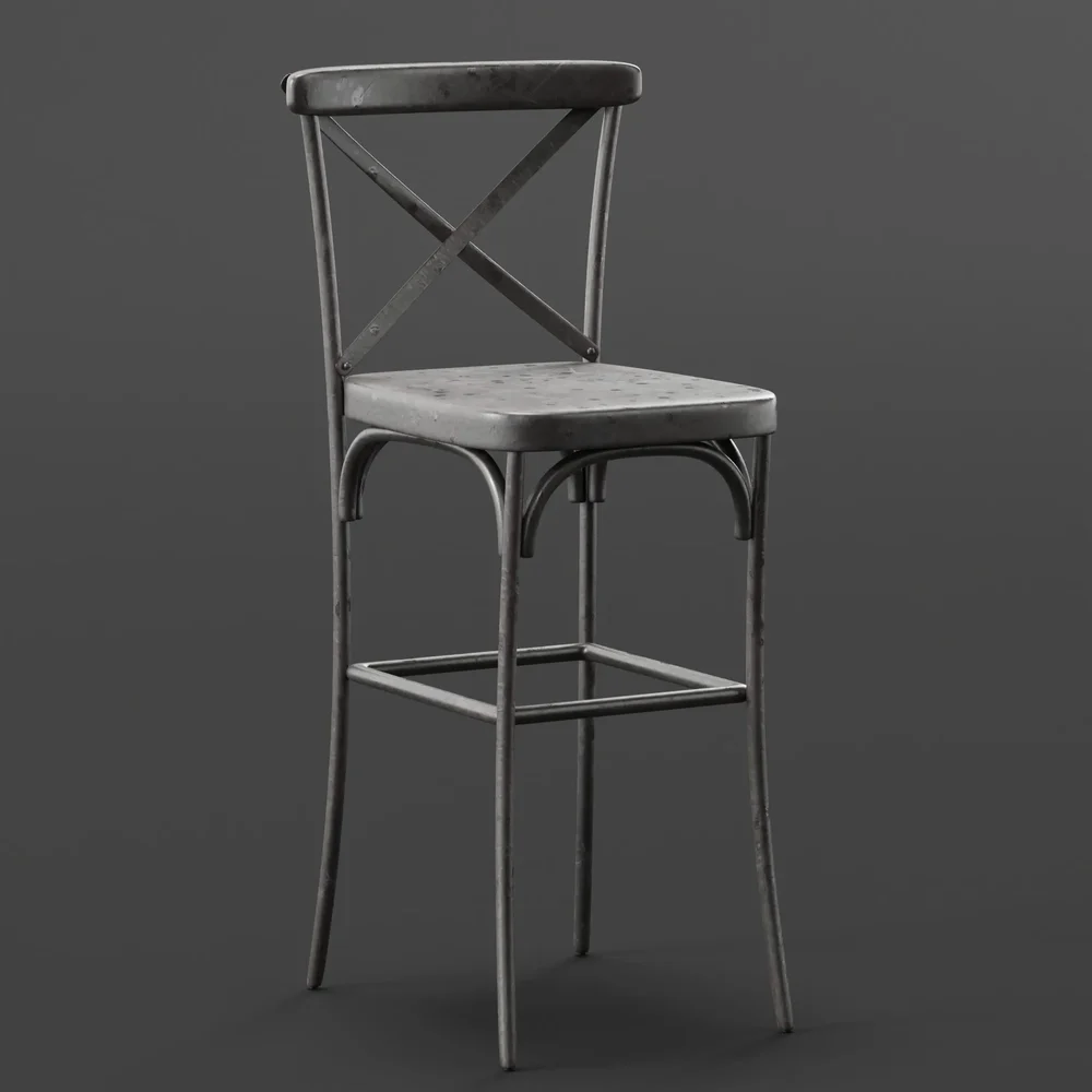 Industrial Style Bar Stool