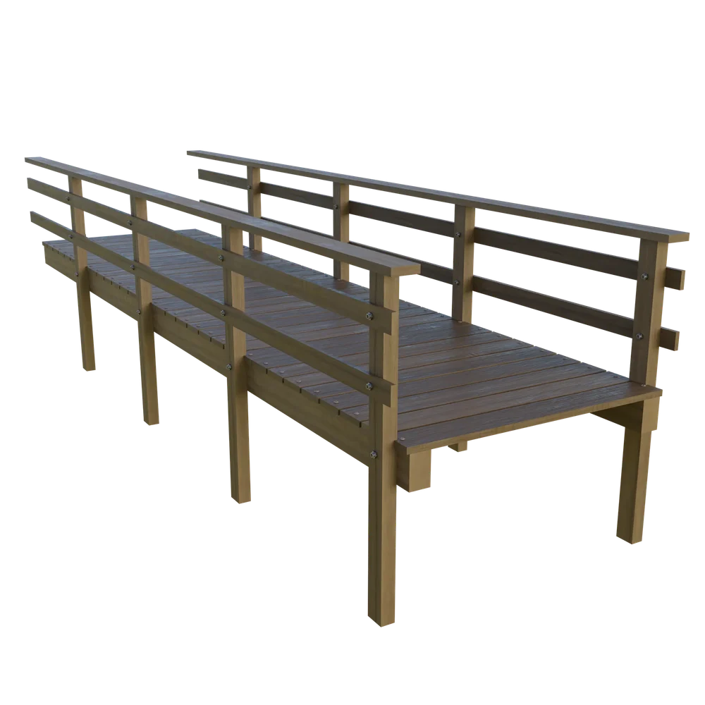 Editable Wooden Bridge