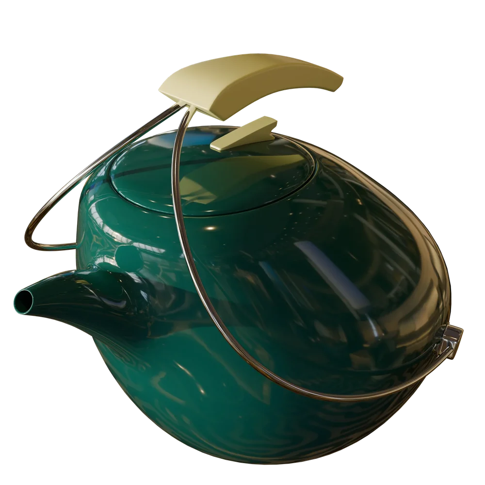Tea Kettle Atomic Modern