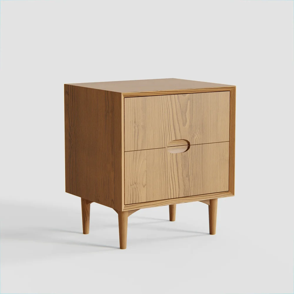 Pinewood Bedside Table
