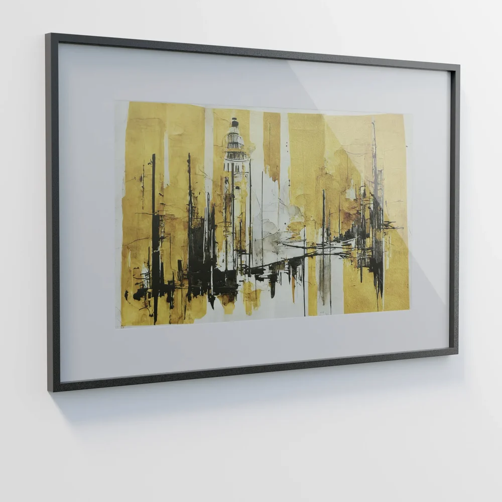 Abstract Art Picture With Frame