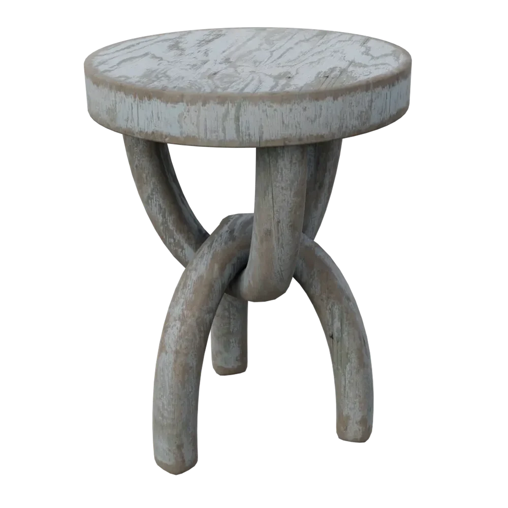 White Worn Wooden Table