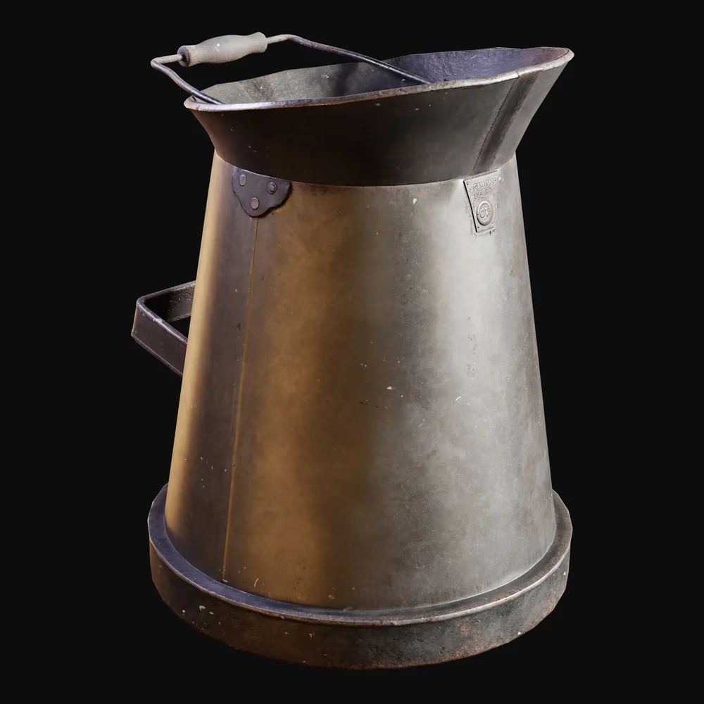 Rustic 5 Gallon Metallic Jug
