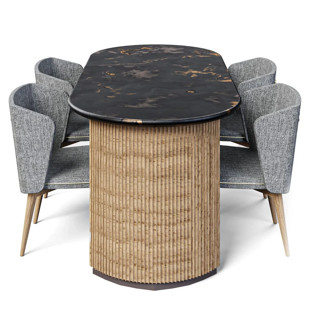 Povison Oval Dining Table