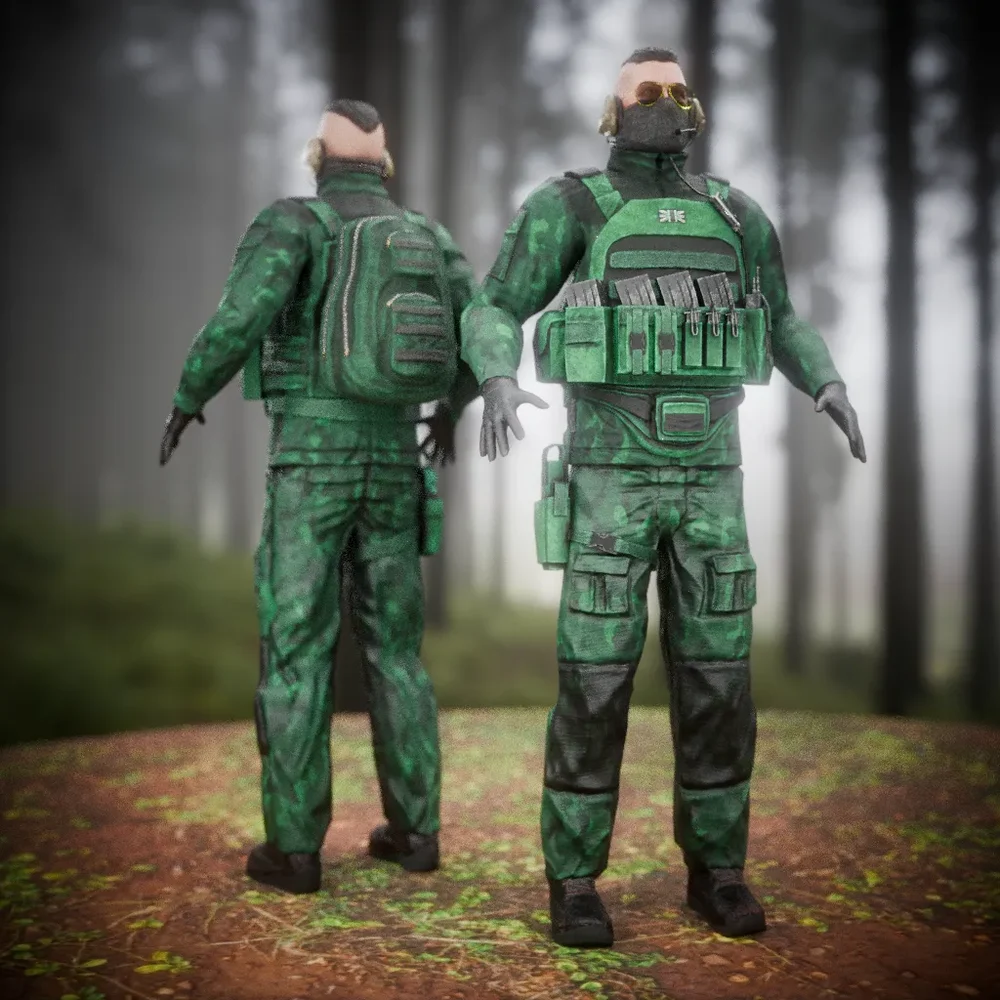Military Character (Gameready)