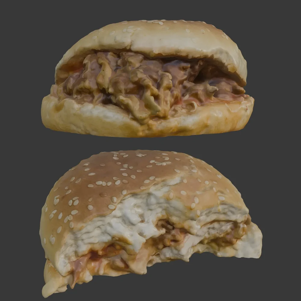 Bitten Sloppy Joe Burger