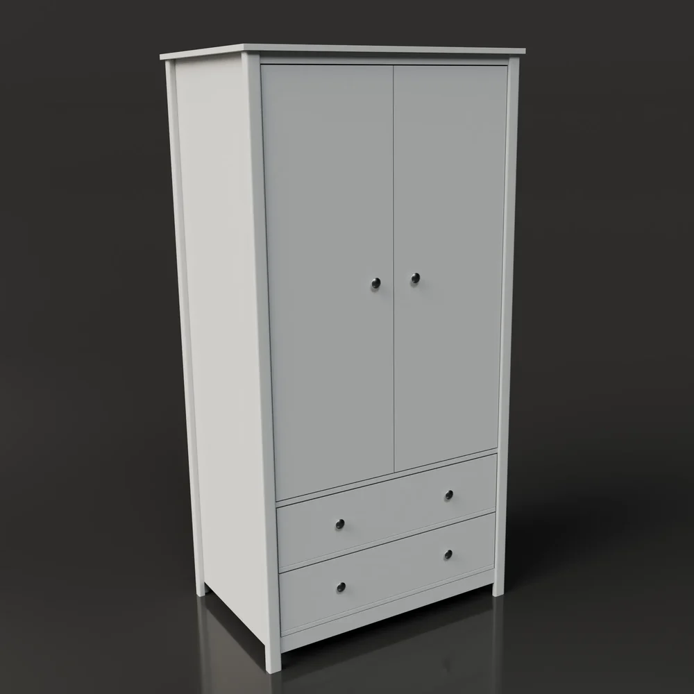 Large White Wardrobe