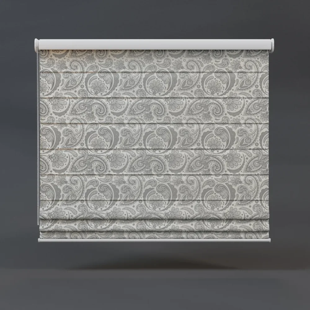 Roman Blinds Full Floral Pattern