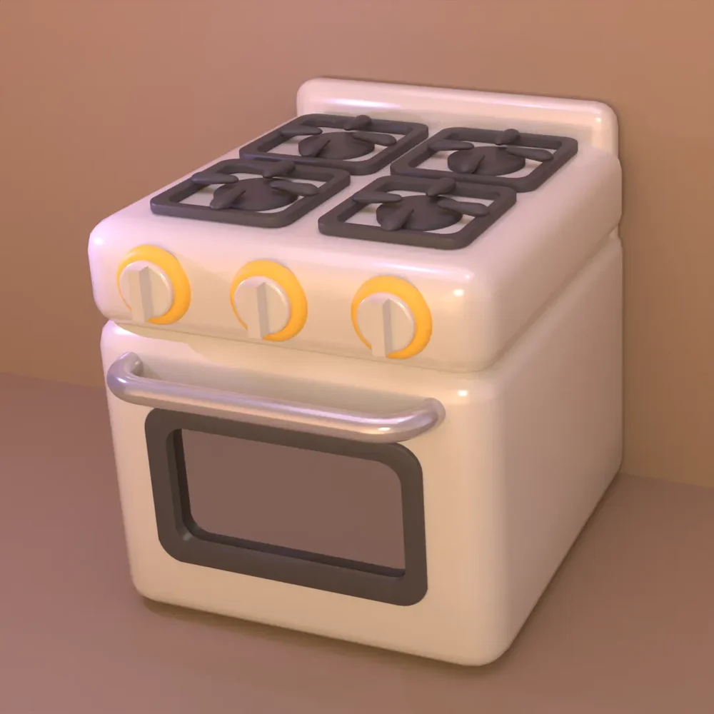 Retro Gas Stove