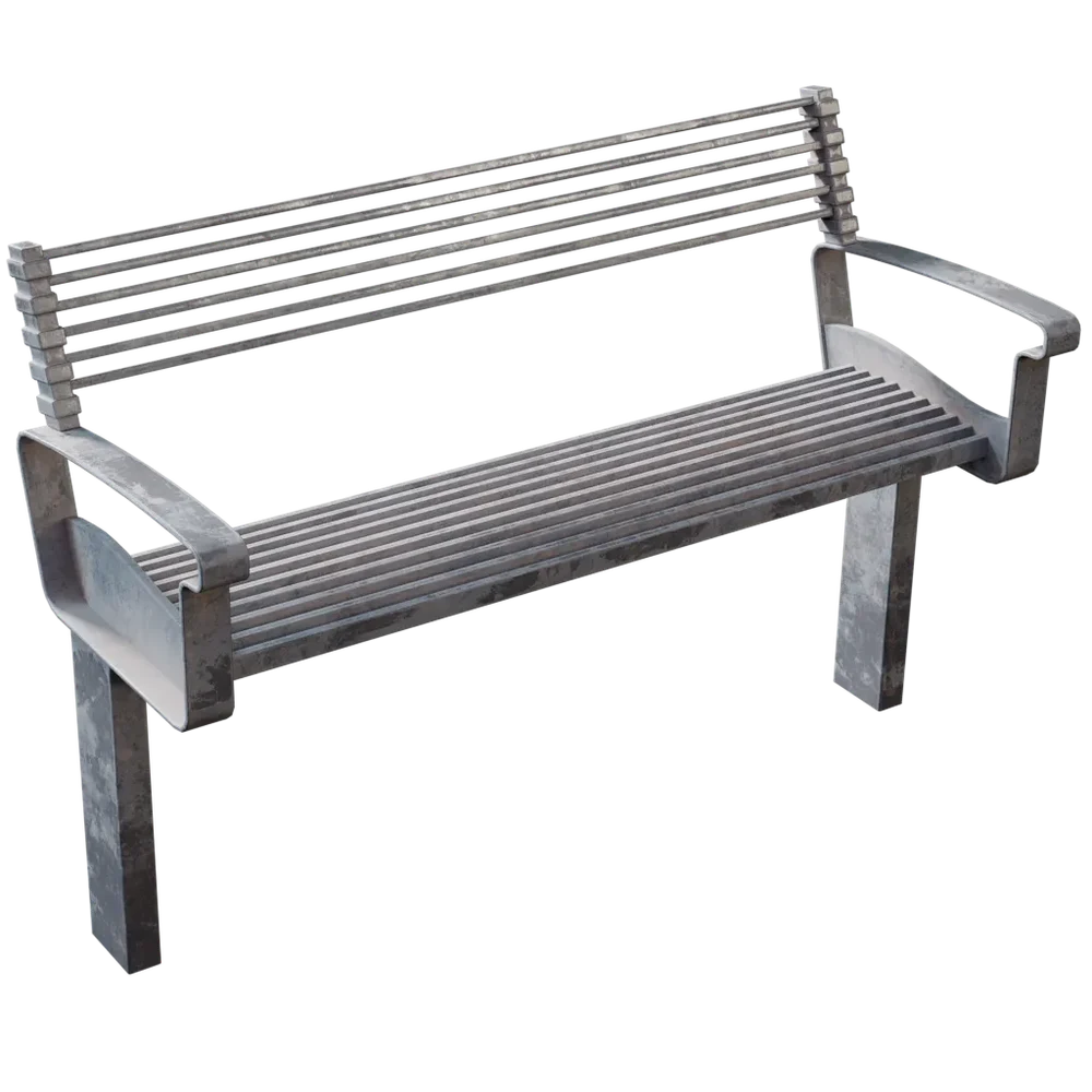 Steel Street Bench