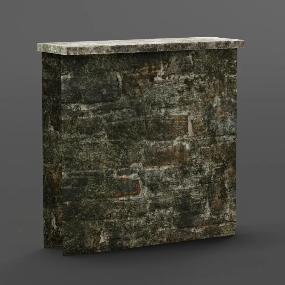 Graveyard Wall 1m