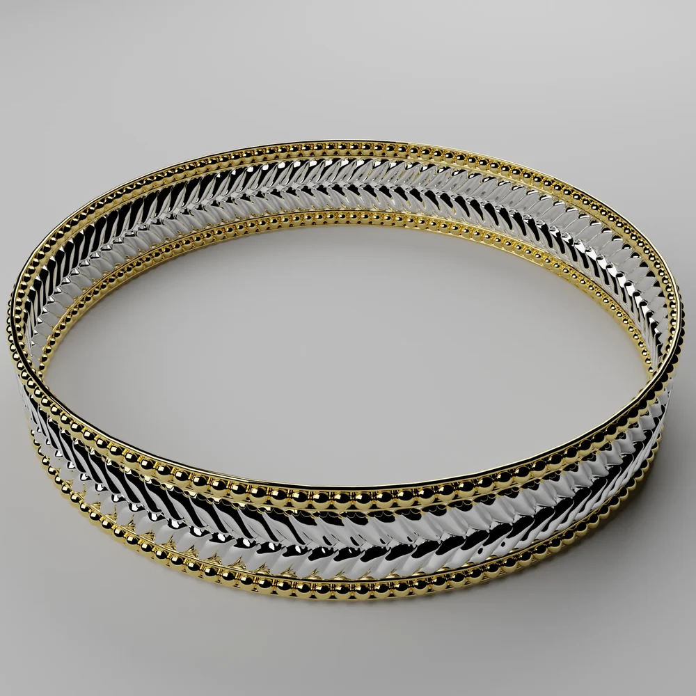 Golden Silver Bracelet