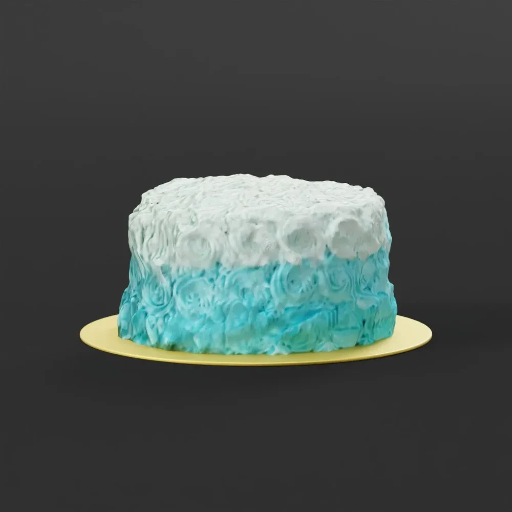 Blue Chocolate Cake