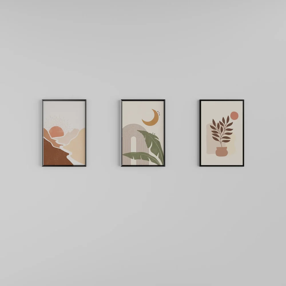 Boho Art Photoframe Set 4