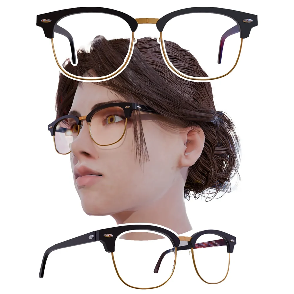 Bravo Browline Eye Glasses