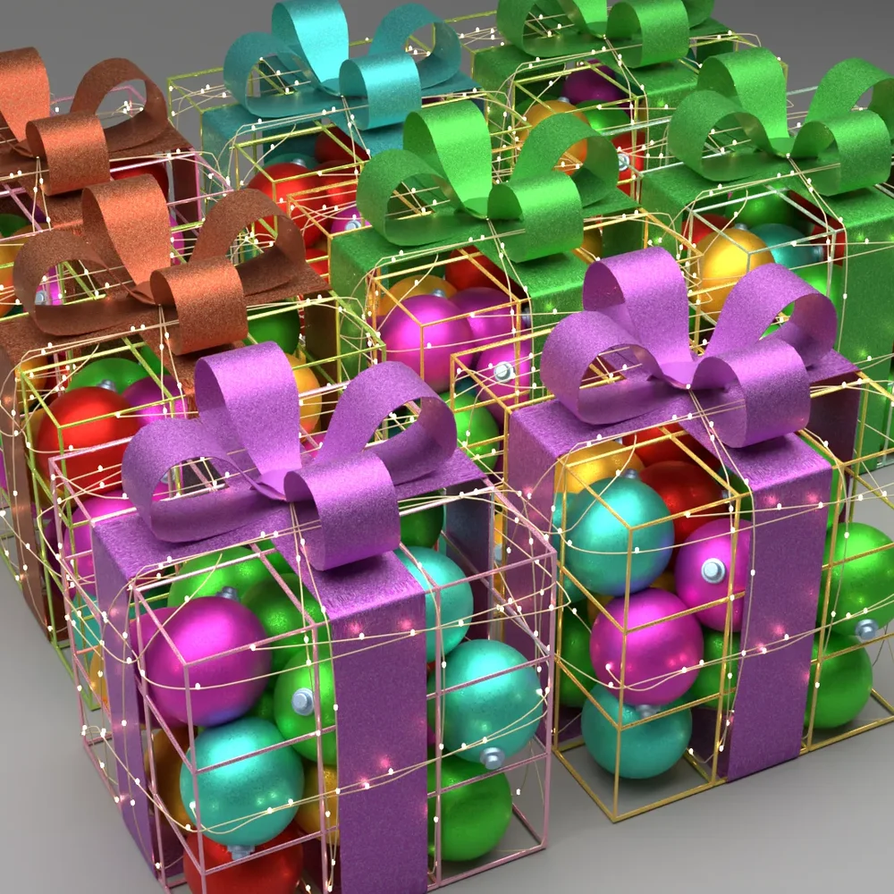 Led Gift Box Random Colour