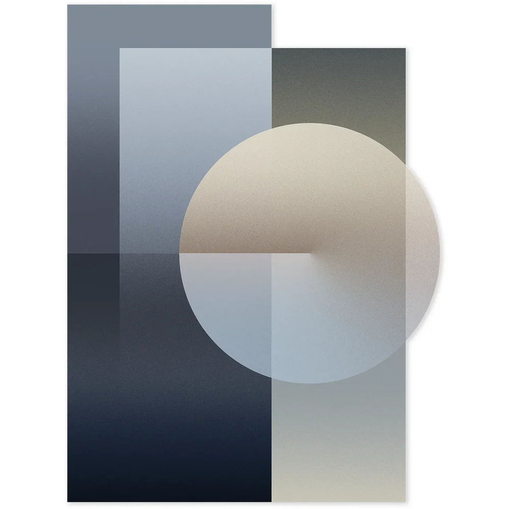 Colour Dial Angular Indigo Carpet
