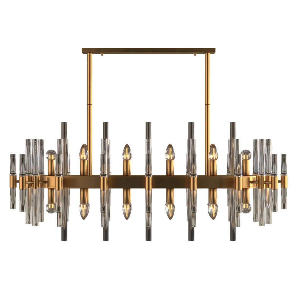 Modern Glass Living Room Chandelier