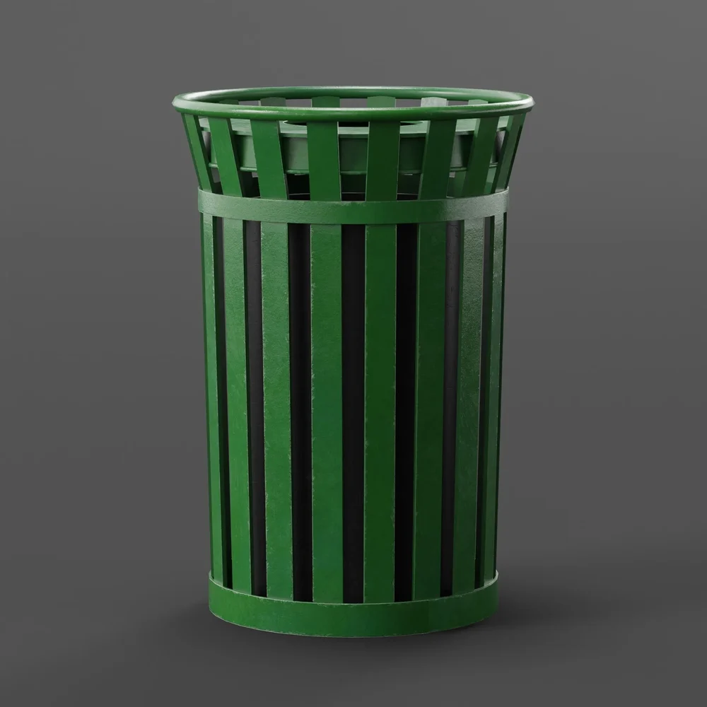 Outdoor Trash Can